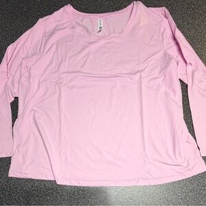All in Motion Soft Pink Long Sleeve Activewear Top